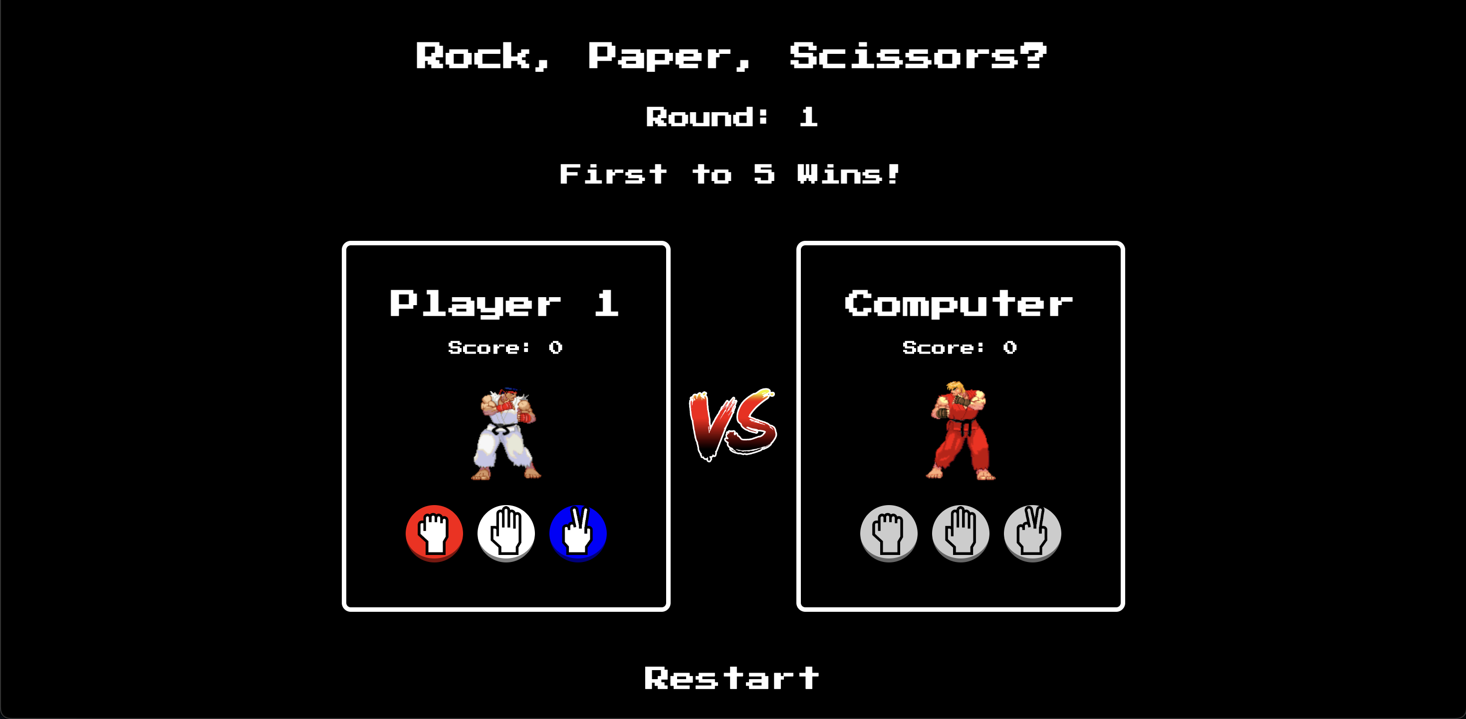 Image of Rock Paper Scissors Project